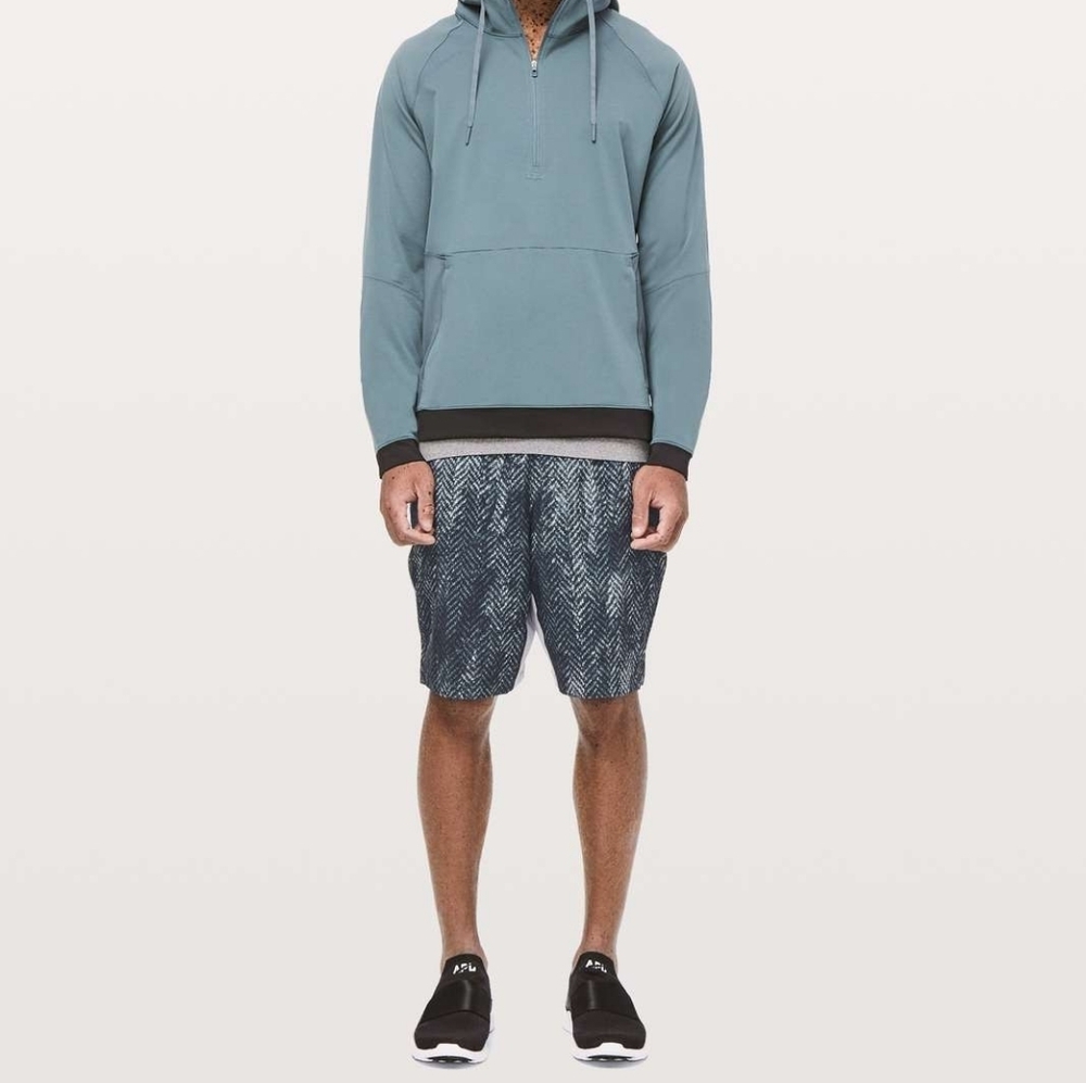 Mens Blue and Grey Chevron Surge Short